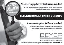 Wir danken BEYER Versicherungsmalker GmbH für die Unterstützung